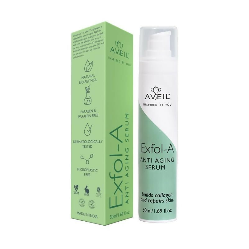 Image 1 of Aveil Exfol-A Anti Aging Face Serum - Renews & Repairs Skin Overnight