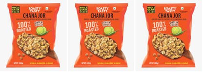 Image 1 of Default Title for the product Roasty Tasty Roasted Chana Jor Lime & Chilli Whole Grain Indian Snacks- 200g
