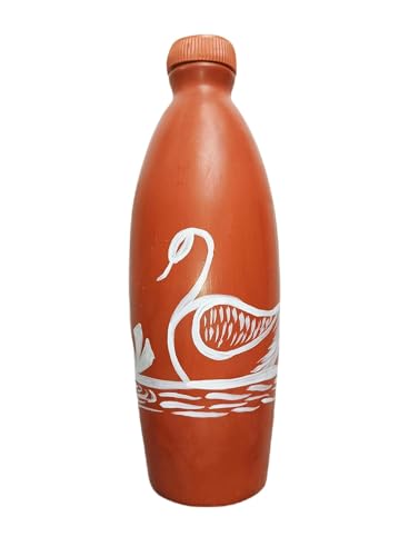 Image 1 of Default Title for the product Mitti Cool Earthen Clay Water Bottle - 1 Litre