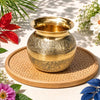 Image 1 of Default Title for the product Pure Source India Brass Pooja Kalash Lota 650 ml