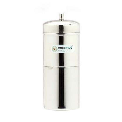 Image 1 of Default Title for the product coconut Stainless Steel Filter Coffee Maker 400ml