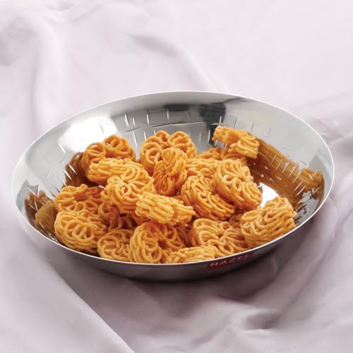 Image 2 of HAZEL Stainless Steel Snack Plate 20.7cm, 800ml