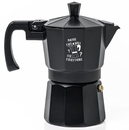 Image 3 of Sipologie Roma Moka Pot, Black 180 ml