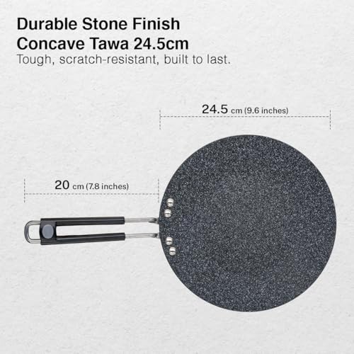 Image 5 of Prestige Durastone Hard Anodised Non-Stick Omni Tawa 24.5 cm