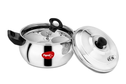 Image 6 of Pigeon Stainless Steel Idly Maker 4 Plates Compatible with Induction and Gas Stove