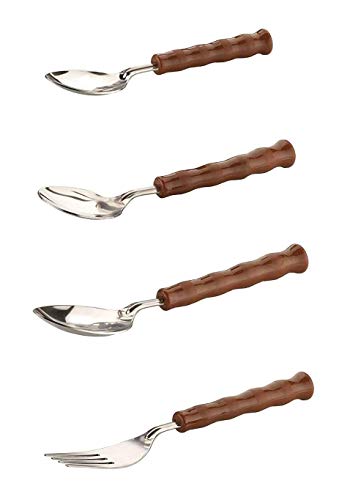 Image 5 of Xiran Antic Cutlery Set for Dining Table with Stand-24 Piece