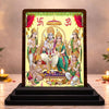 Image 1 of Default Title for the product HD Printed Ram Darbar Wooden Idol 4x5 Inch Spiritual Art Spiritual Showpiece