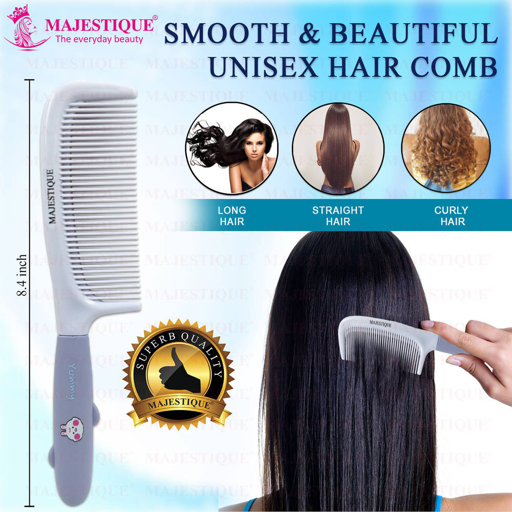 Image 2 of Majestique Medium Tooth Handle Comb