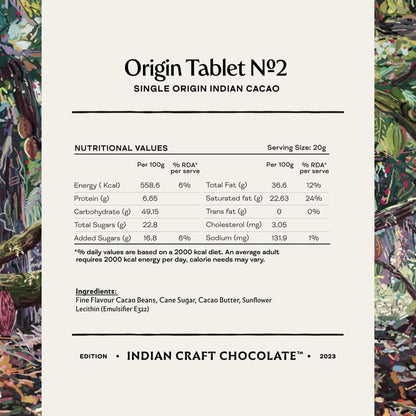 Image 3 of Manam Chocolate Single Origin India Series -60% Dark, 80g
