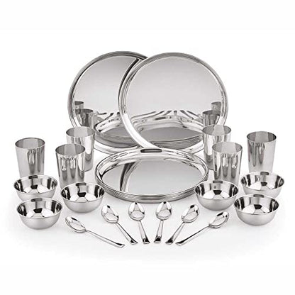 Image 2 of 24 pieces / Eco for the product neelam Stainless Steel Dinner Set