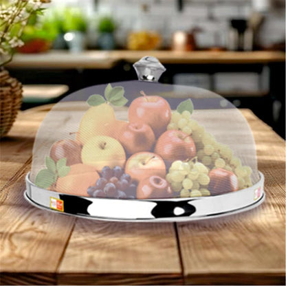Image 1 of Small (6 inch wide) for the product KCL Multipurpose Food Grade Stainless Steel Mesh Dome Food Cover 8 inch