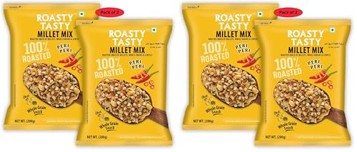 Image 1 of 200 g (Pack of 4) for the product Roasty Tasty Millet Mix Peri Peri 400G (200G Pack Of 4)