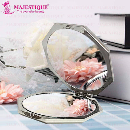 Image 7 of Majestique Dual Side Hexaglitter Pocket Mirror