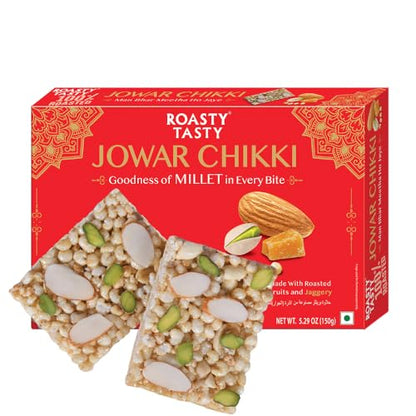 Image 1 of Default Title for the product Roasty Tasty Sorghum Millet Bars - Jowar Bite Pack of 2 (75g each)