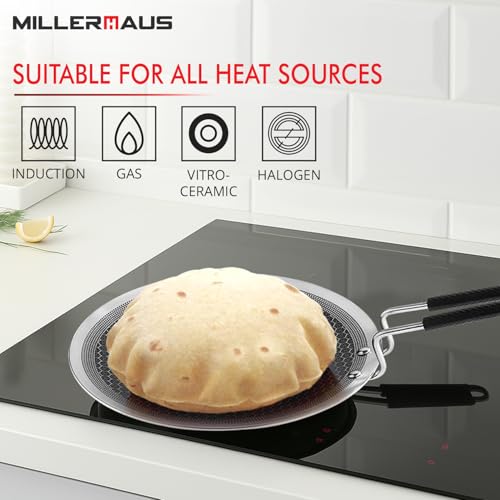 Image 7 of Millerhaus Triply Honeycomb 25cm Roti Tawa
