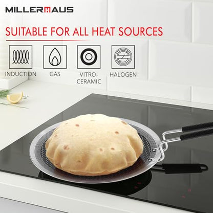 Image 7 of Millerhaus Triply Honeycomb 25cm Roti Tawa