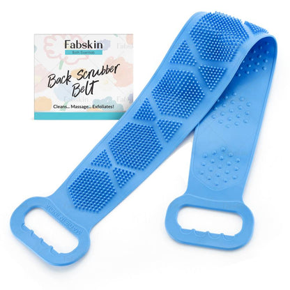 Image 1 of 1 Pc / Pack of 1 for the product Fabskin Back Scrubber Belt Cleaning Exfoliating Bath Brush