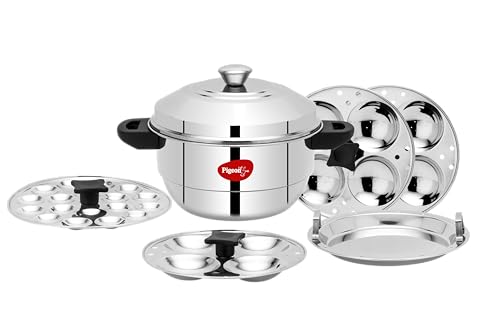 Image 2 of 5 Plate for the product Pigeon Stainless Steel Idly Maker 4 Plates Compatible with Induction and Gas Stove