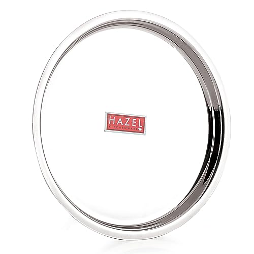 Image 1 of Default Title for the product HAZEL Stainless Steel Plates Set 25 cm