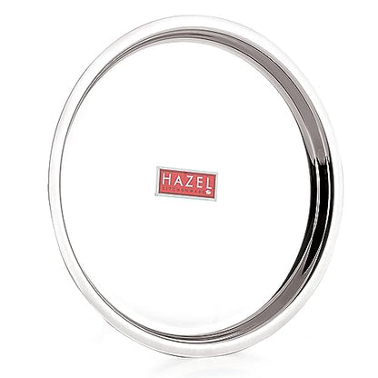 Image 2 of HAZEL Stainless Steel Plates Set 25 cm Pack of 4