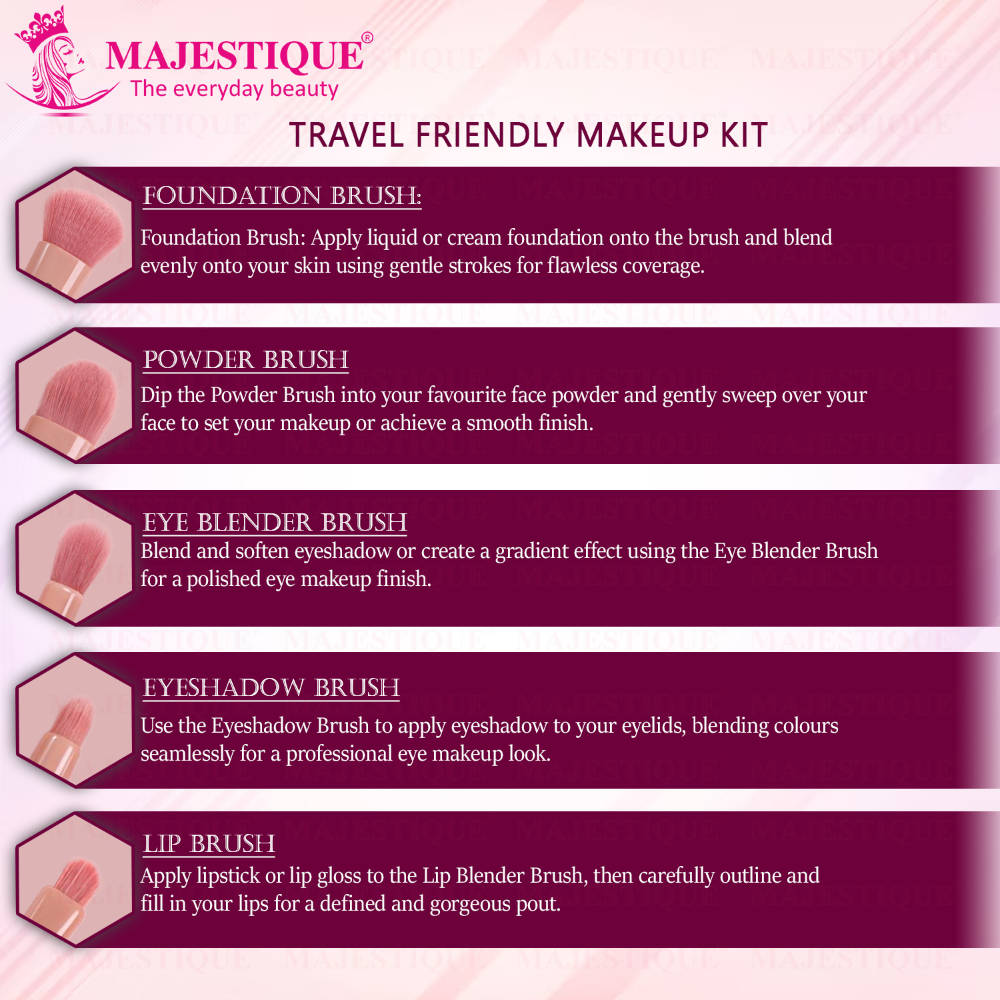 Image 3 of Majestique Travel Friendly Make-Up Kit