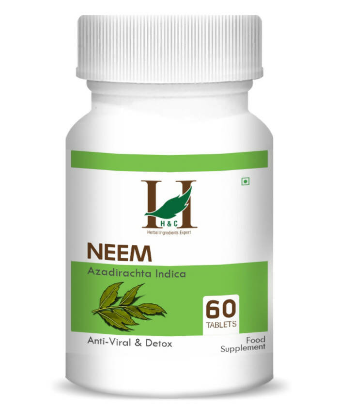 Image 1 of 60 tabs for the product H&C Herbal Neem Tablets
