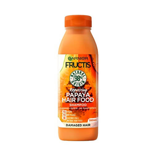 Image 1 of 350 ml / Pack of 1 for the product Garnier Fructis Hair Food Repairing Papaya Shampoo