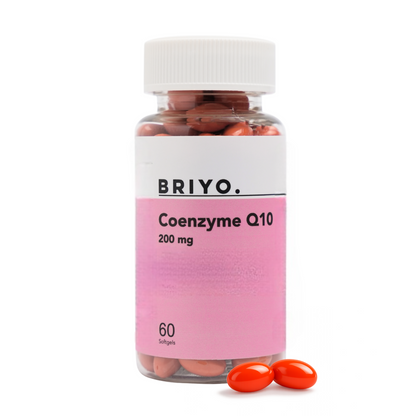 Image 1 of 60 caps for the product Briyo CoQ10 200 mg Ubiquinone Capsules