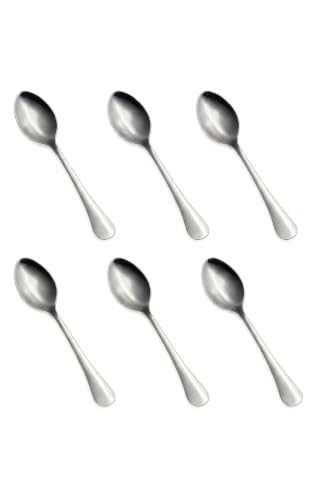Image 1 of Default Title for the product Tosaa Tea Spoon Royal Plain 16G-6-Piece Stainless Steel Spoon Set