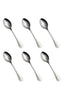Image 1 of Default Title for the product Tosaa Tea Spoon Royal Plain 16G-6-Piece Stainless Steel Spoon Set