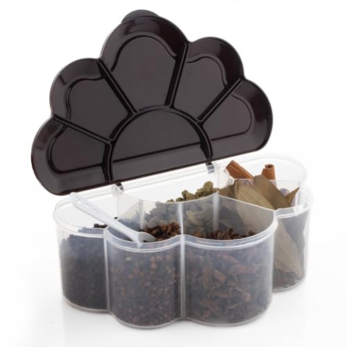 Image 5 of HomeWiz 6 Section Masala Box Cloud Shape 1600ml