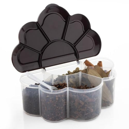Image 5 of HomeWiz 6 Section Masala Box Cloud Shape 1600ml