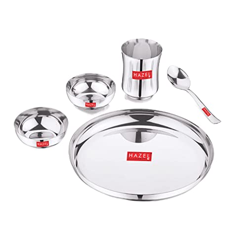 Image 1 of Default Title for the product HAZEL Stainless Steel Dinner Set for Kids