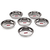 Image 1 of Default Title for the product HAZEL Small Steel Snack Plates, 150 ML, Set of 6
