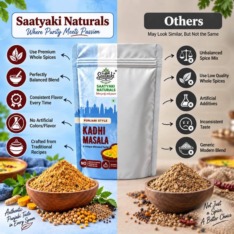 Image 7 of SAATYAKI NATURALS Punjabi Kadhi Masala