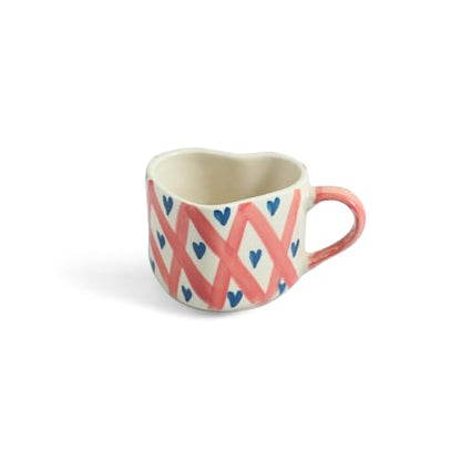 Image 3 of ExclusiveLane Sweetheart Ceramic Coffee Mugs Set of 4 300 ml
