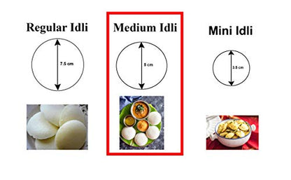 Image 2 of HAZEL Stainless Steel Medium Idli Plate with Stand, 5-Rack Plates, 25 Idlis