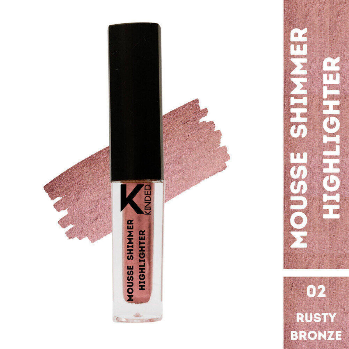 Image 1 of 3 ml / Pack of 1 for the product KINDED Mousse Shimmer Highlighter - Rusty Bronze