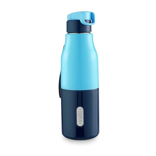 Image 6 of Blue / 490 ml for the product Cello Puro Steel-X Felix Insulated Water Bottle