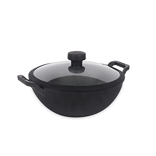 Image 1 of 24cm for the product Meyer Pre Seasoned Cast Iron Kadai 24cm/ 3 Liters