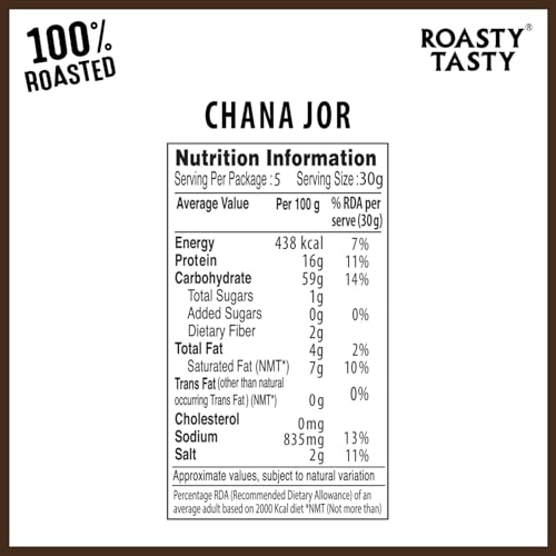 Image 6 of Roasty Tasty Chana Jor 150g x 2 Packs