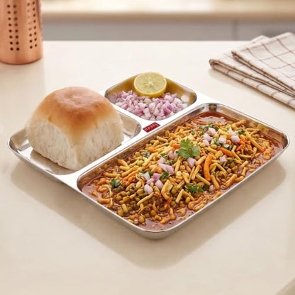 Image 7 of HAZEL Stainless Steel 3 in 1 Mess Tray