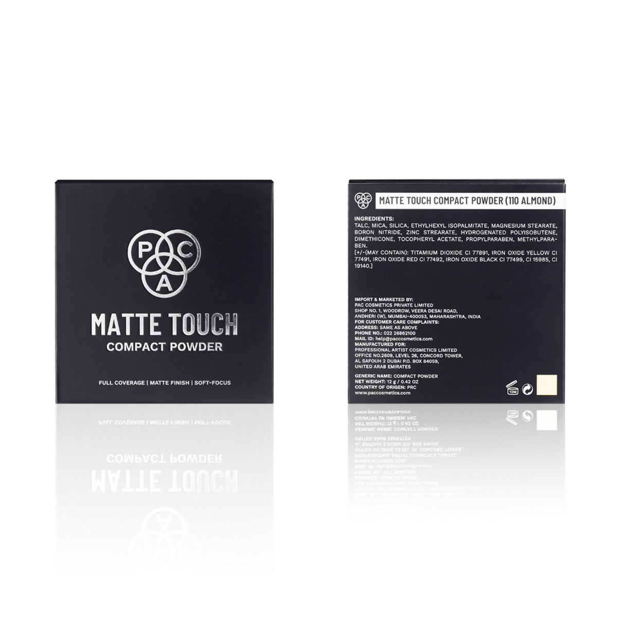 Image 6 of PAC Studio Matte Touch Compact Powder - 110 Almond