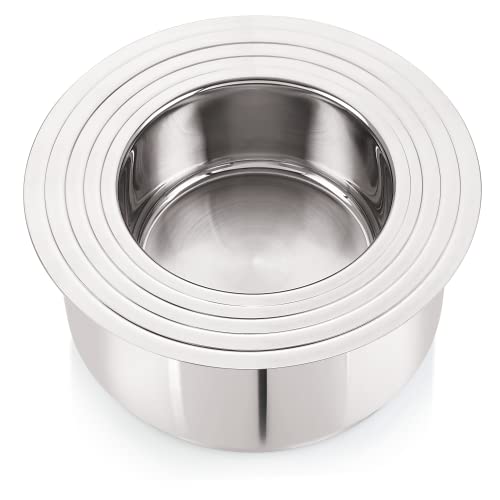 Image 7 of neelam Stainless Steel Flat Bottom Tope 550ml