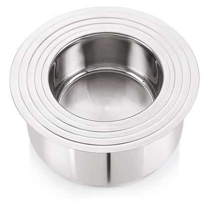 Image 7 of neelam Stainless Steel Flat Bottom Tope 550ml
