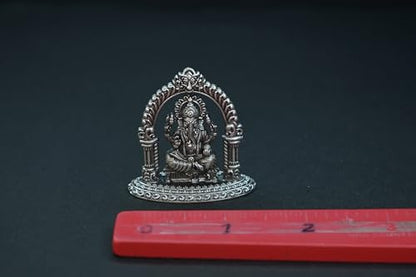 Image 3 of Dista Silvers Antique Ganesh Idol with Frame 23.18G