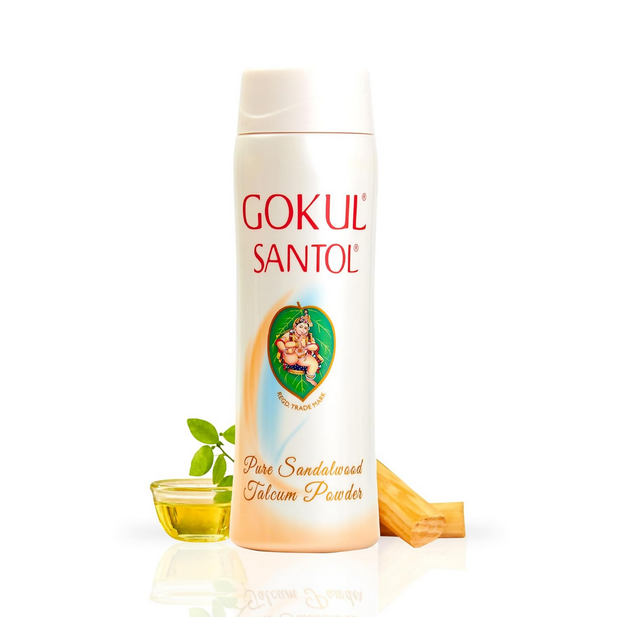 Image 1 of Gokul Santol Pure Sandalwood Talcum Powder