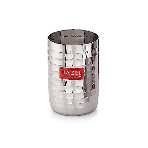Image 7 of HAZEL Stainless Steel Glasses Set of 12, 350 ML