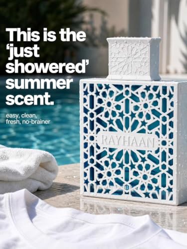 Image 4 of RAYHAAN AZUL Eau de Parfum-Luxury Perfume, Geometric Islamic Pattern Design