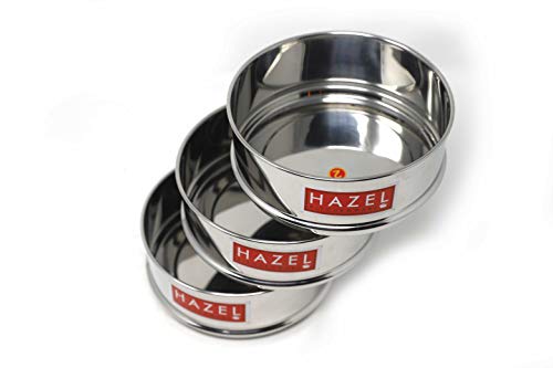 Image 7 of Set of 3, 0.9 l for the product HAZEL Cooker Separator Stackable Container Set